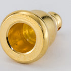 2mm Bright Gold Tierracast Taj Mahal Cord End (20 Pcs) #CKA424-General Bead