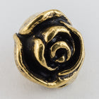 8mm Antique Gold Tierracast Rose Bead #CKA405-General Bead