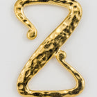 28mm Antique Gold Tierracast Z Hook Clasp (5 Pcs) #CKA414-General Bead