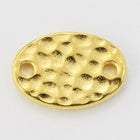 13mm Gold Tierracast Hammered Oval Link #CKA429-General Bead