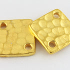 12mm Gold Tierracast Hammered Diamond Link #CKA441-General Bead