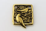 21mm Antique Gold Tierracast Botanical Birds Link #CKA443-General Bead