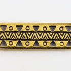 26mm Antique Gold Tierracast Pewter Ethnic Bar Link #CKA449-General Bead
