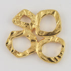 17mm Bright Gold Tierracast Intermix 4 Rings Link (20 Pcs) #CK455-General Bead