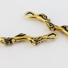 36mm Antique Gold Tierracast Pewter Botanical Branch Link #CKA459-General Bead