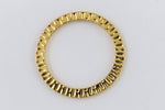 1 1/4" Bright Gold TierraCast Pewter Radiant Ring (10 Pcs) #CK480-General Bead
