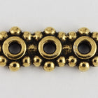 6mm x 16mm Antique Gold TierraCast 3 Hole Heishi Spacer Bar (20 Pcs) #CK481-General Bead