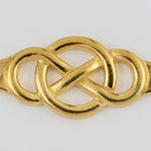 35mm Bright Gold Tierracast Infinity Centerpiece (10 Pcs) #CK488-General Bead