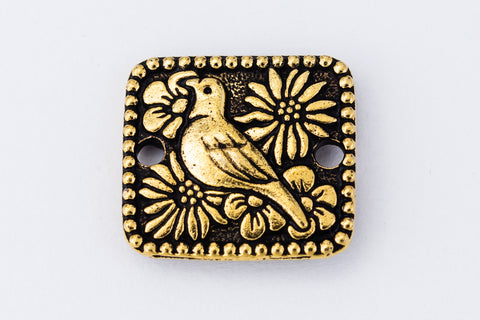 15mm Antique Gold Tierracast Paloma Link (10 Pcs) #CK492-General Bead