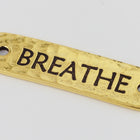 41mm Antique Gold Tierracast Pewter Breathe Link (10 Pcs) #CK498-General Bead