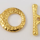 18mm Bright Gold Tierracast Pewter Maker's Toggle Clasp #CK511-General Bead