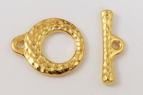 18mm Bright Gold Tierracast Pewter Maker's Toggle Clasp #CK511-General Bead