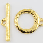 Bright Gold Tierracast Pewter Craftsman Toggle Clasp #CK512-General Bead