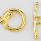 17mm Bright Gold Tierracast Pewter Renaissance Toggle Clasp #CK513-General Bead