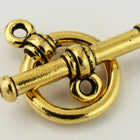 12mm Antique Gold TierraCast Pewter Toggle Clasp #CK047-General Bead