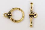 20mm Antique Gold TierraCast Heirloom Toggle Clasp #CLA050-General Bead