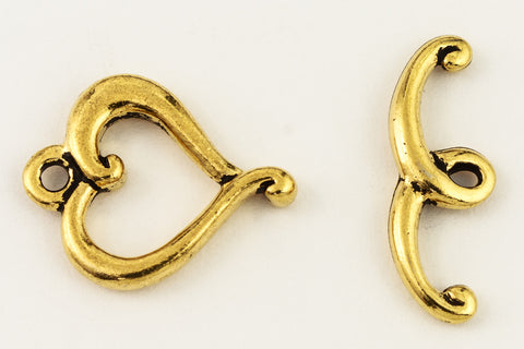 17mm Antique Gold Tierracast Pewter Jubilee Toggle Clasp #CK536-General Bead