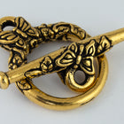 15mm Antique Gold Tierracast Pewter Butterfly Toggle Clasp #CK540-General Bead