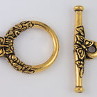 15mm Antique Gold Tierracast Pewter Butterfly Toggle Clasp #CK540-General Bead