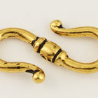 23mm Antique Gold Tierracast Pewter Classic "S" Clasp (20 Pcs) #CK550-General Bead