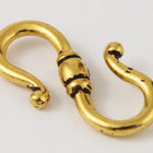 23mm Antique Gold Tierracast Pewter Classic "S" Clasp (20 Pcs) #CK550-General Bead