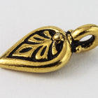 12mm Antique Gold Tierracast Palmette Drop #CK570-General Bead