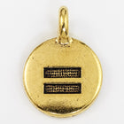 17mm Antique Gold Tierracast Equality Charm #CK619-General Bead