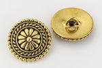 18mm Antique Gold TierraCast Bali Button (15 Pcs) #CK627-General Bead