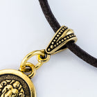 13mm Antique Gold TierraCast Pewter Royal Bail (20 Pcs) #CK658-General Bead