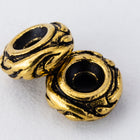 6mm Antique Gold TierraCast Woodland Bead (20 Pcs) #CK673-General Bead