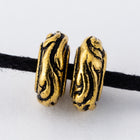 6mm Antique Gold TierraCast Woodland Bead (20 Pcs) #CK673-General Bead