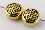 10mm Antique Gold TierraCast Celtic Circle Bead (20 Pcs) #CK697-General Bead