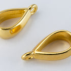 1/4" Bright Gold TierraCast Pewter Classic Bail (20 Pcs) #CK744-General Bead