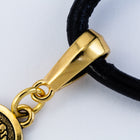 1/4" Bright Gold TierraCast Pewter Classic Bail (20 Pcs) #CK744-General Bead