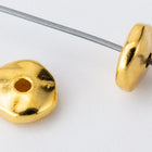 7mm Bright Gold Tierracast Nugget Heishi (50 Pcs) #CK773-General Bead