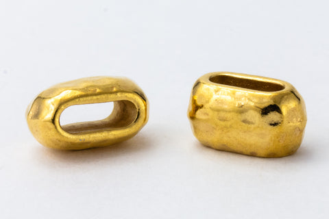 6mm x 2mm Bright Gold TierraCast Barrel (20 Pcs) #CK763-General Bead