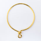 32mm Bright Gold TierraCast Brass Wire Hoop 15 Gauge (6 Pcs) #CK803-General Bead