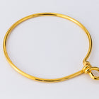 42mm Bright Gold TierraCast Brass Wire Hoop 15 Gauge (6 Pcs) #CK804-General Bead
