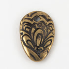 14mm Antique Brass TierraCast Flora Charm #CK807