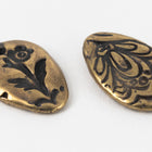 14mm Antique Brass TierraCast Flora Charm #CK807