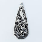 58mm Antique Silver TierraCast Blossom Pendant (2 Pcs) #CK831-General Bead