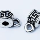 10mm Antique Silver TierraCast Meandering Spacer Bail #CK839