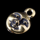 Antique Gold Tierracast Moon Face-General Bead