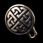 13mm Antique Gold TierraCast Pewter Celtic Ear Post #CK035