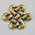 14mm x 17mm Antique Gold Tierracast Pewter Celtic Eternity Knot Link-General Bead