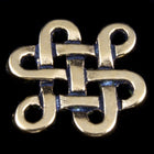 9mm x 11mm Antique Gold Tierracast Pewter Celtic Eternity Knot Link-General Bead