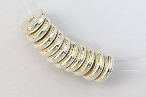 7mm Bright Silver TierraCast Heishi Disc #CK095