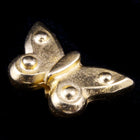 10mm x 15mm Gold TierraCast Pewter Butterfly Bead #CK099