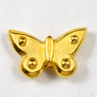 10mm x 15mm Gold TierraCast Pewter Butterfly Bead #CK099