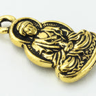 21mm Antique Gold Tierracast Pewter Buddha Charm #CKB117-General Bead